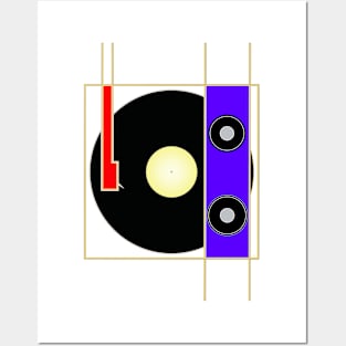 Vinyl Player Posters and Art